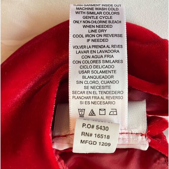 Toddler Girls Youngland Red Dress/Holiday Dress 2 piece size 2T Machine Wash - Picture 10 of 10